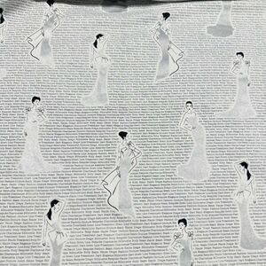 1 Yard Robert Kaufman City Chic Glamour Ladies Fashion Theme Cotton Fabric 16209